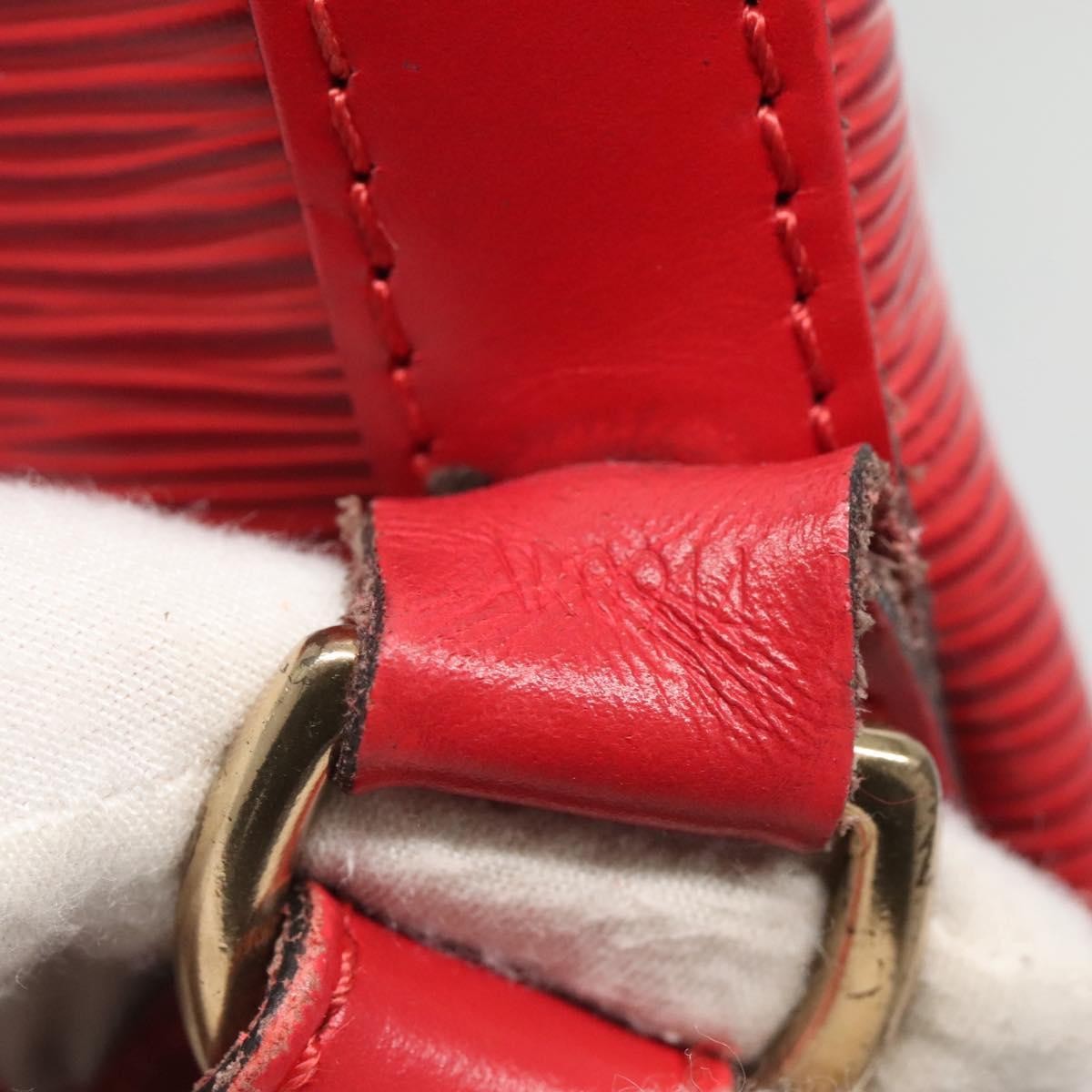 Louis Vuitton Noe Handbag Epi leather, RED, LEATHER, Handbag