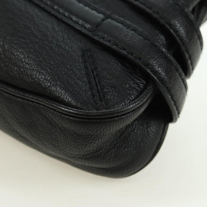 Gucci Horsebit Shoulder Bag GG Canvas and Leather, Black, Leather, Shoulder Bag