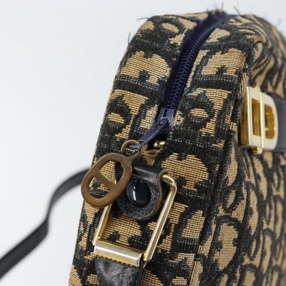Christian Dior Vintage CD trotter Shoulder bag Canvas, NAVY, CANVAS, Shoulder bag