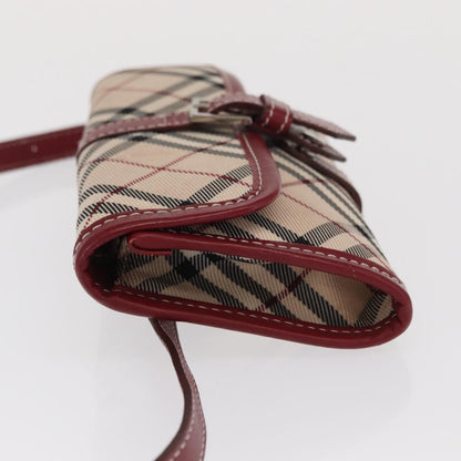 Burberry Waist Bag Vintage Check Canvas, BEIGE, CANVAS, Clutche & pouche