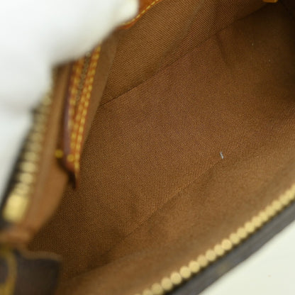 Louis Vuitton Trotteur Handbag Monogram Canvas, Brown, Canvas, Shoulder Bag