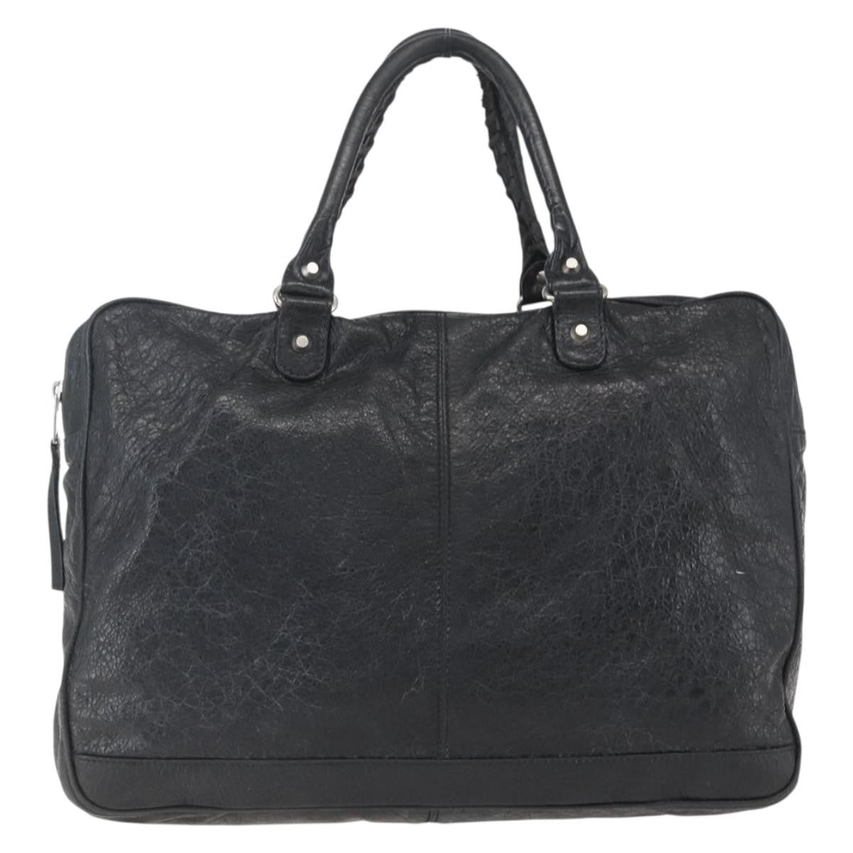 Balenciaga Classic Studs Briefcase Leather, BLACK, LEATHER, Briefcase