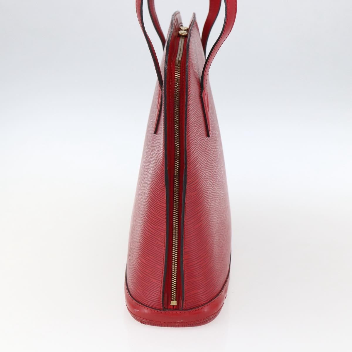 Louis Vuitton Lussac Handbag Epi Leather, RED, LEATHER, Shoulder bag