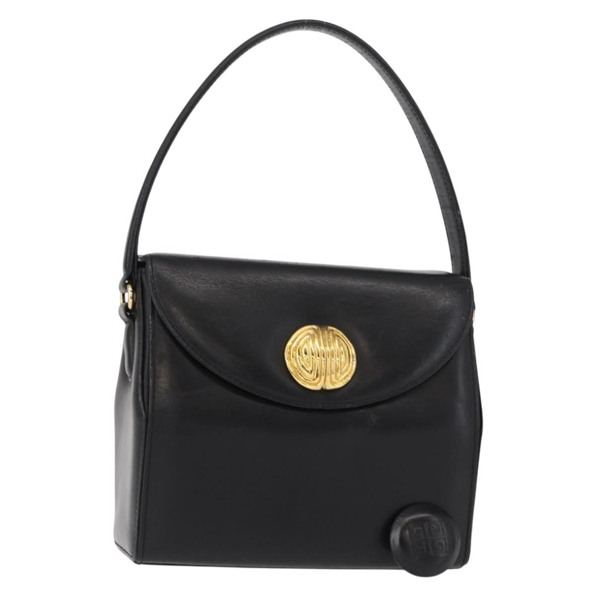Givenchy Vintage 4G handbag Leather, BLACK, LEATHER, Handbag