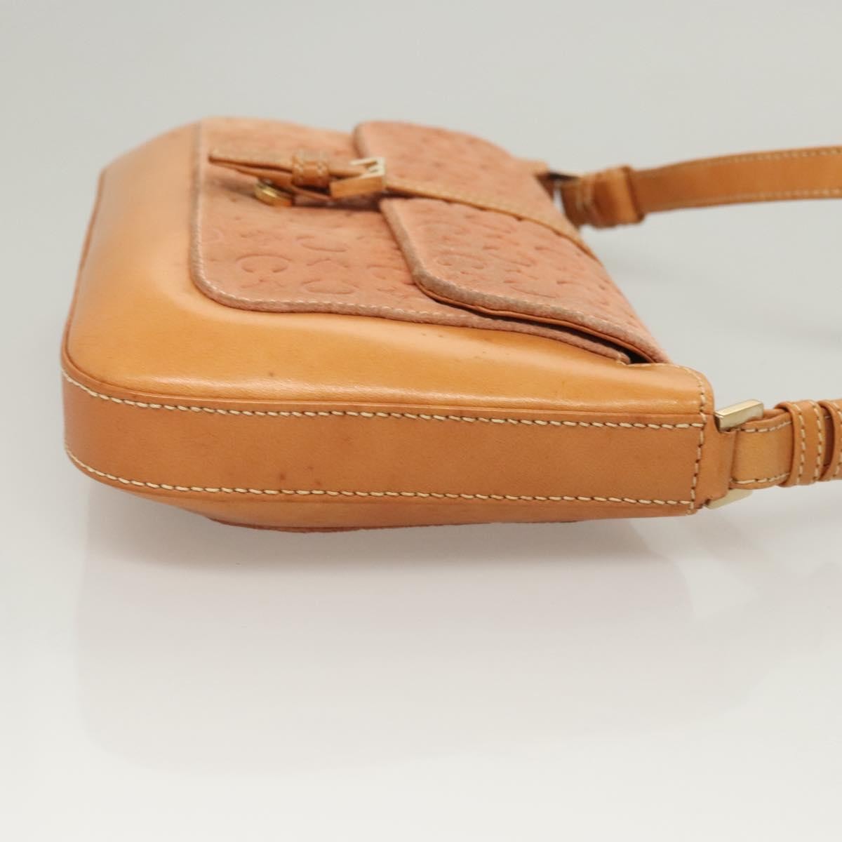 Celine Vintage Macadam Shoulder Bag Canvas and Leather, PINK, CANVAS, Shoulder bag