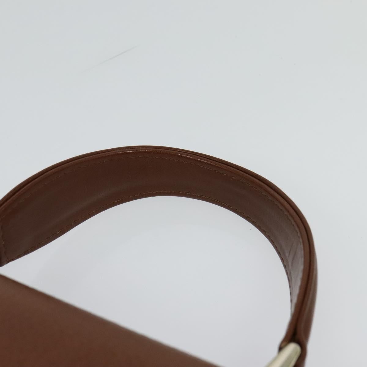 Burberry Vintage Handbag Leather, BROWN, LEATHER, Handbag