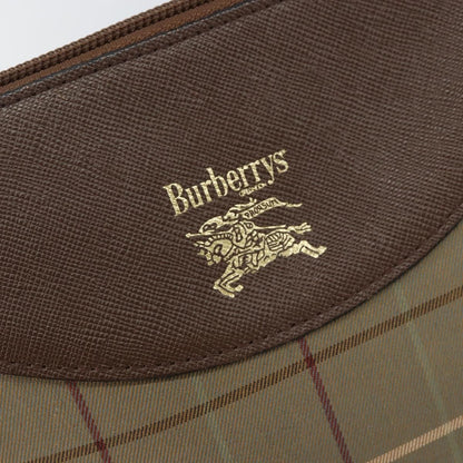 Burberry Nova Check Tote Nylon and Leather, BEIGE, CANVAS, Shoulder bag