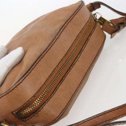 Chloe Vintage Shoulder Bag Leather, BROWN, LEATHER, Shoulder bag
