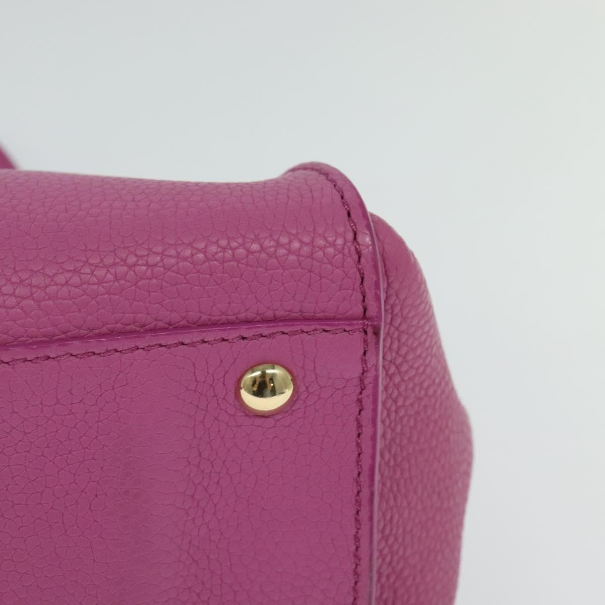 Salvatore Ferragamo Sofia Satchel Leather, PINK, LEATHER, Handbag