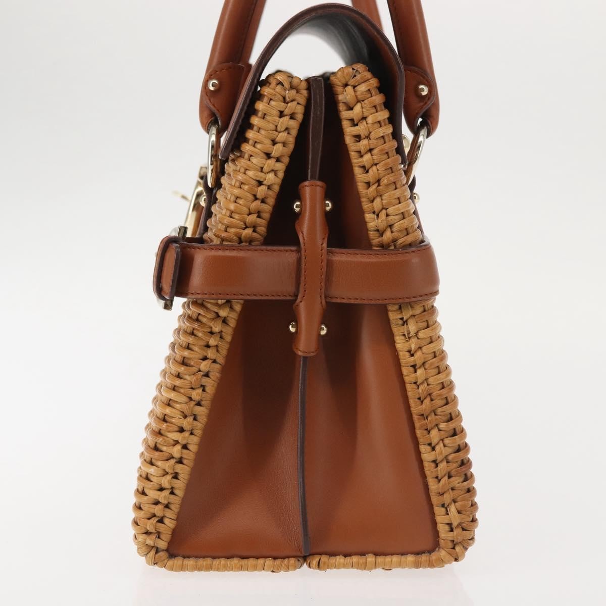 Salvatore Ferragamo Gancini mini handbag Wood, BEIGE, WOOD, Handbag