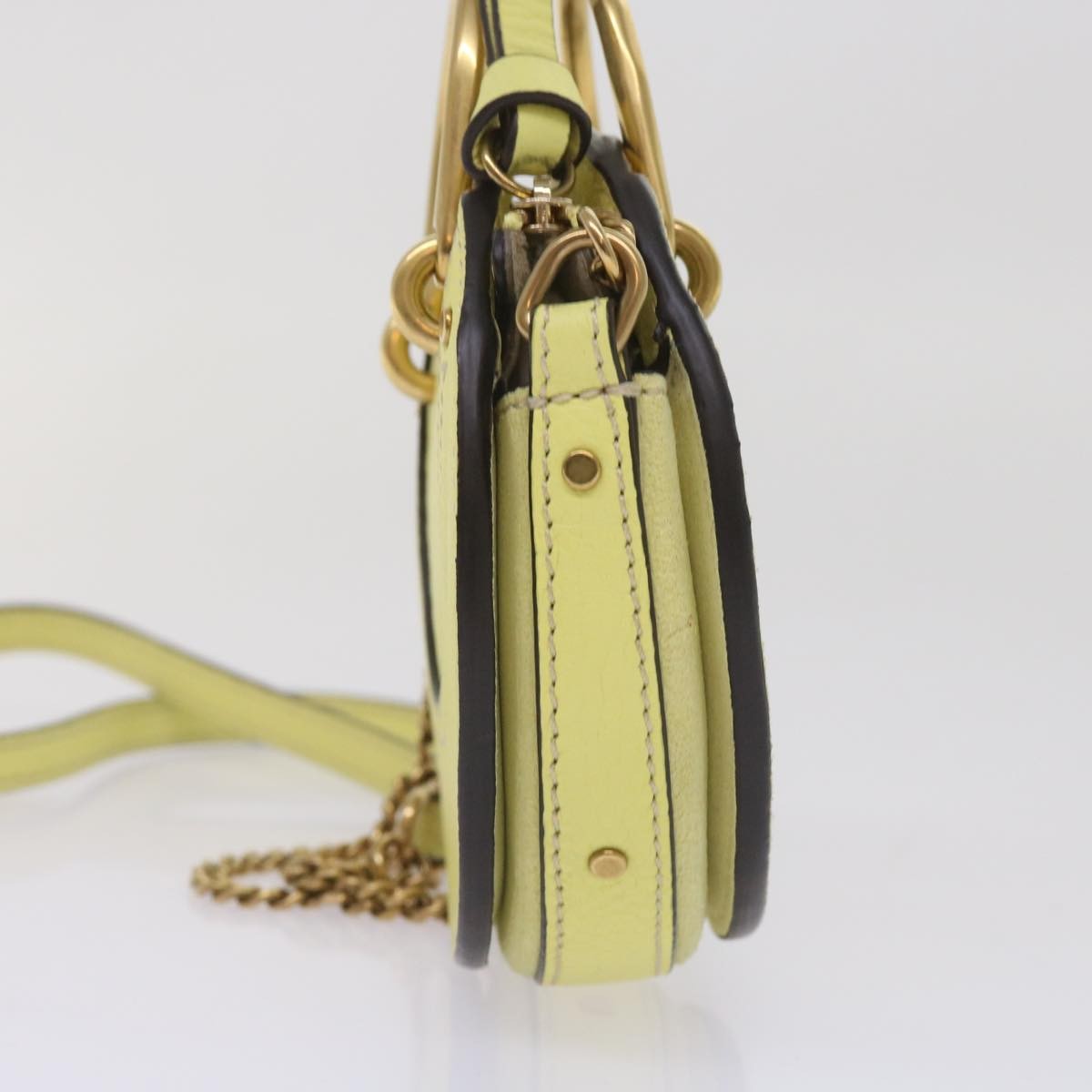 Chloe Pixie Crossbody Bag Leather and Suede, YELLOW, SUEDE, Crossbody bag