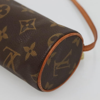 Louis Vuitton Papillon Pochette Monogram Canvas, BROWN, CANVAS, Clutche & pouche