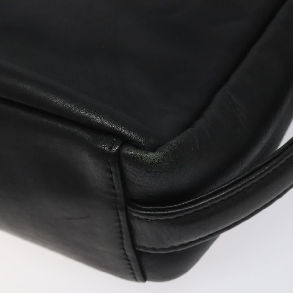 Balenciaga Vintage Pouch Leather, BLACK, LEATHER, Clutche & pouche