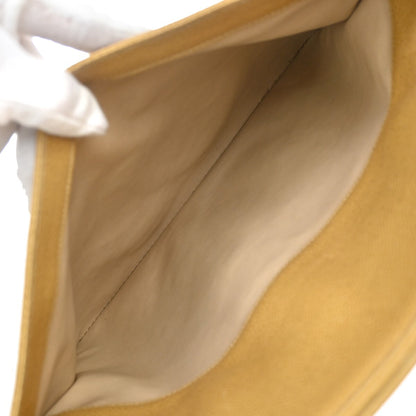 Chanel Vintage CC Front Pocket shoulder Bag Calfskin Leather, BEIGE, CALFSKIN, Shoulder bag