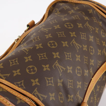 Louis Vuitton Dog Carrier Bag Monogram Canvas, BROWN, CANVAS, Travel bag