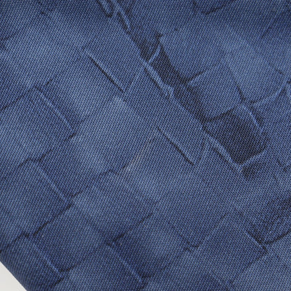 Bottega Veneta Intrecciolusion Tote Printed Nylon, NAVY, NYLON, Tote bag