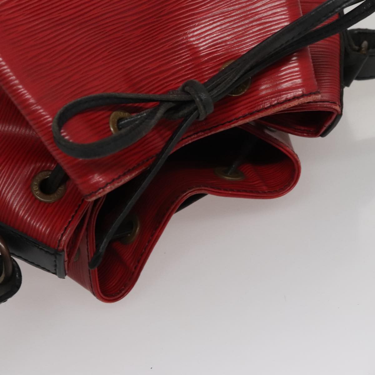 Louis Vuitton Petit Noe Handbag Epi Leather, RED, LEATHER, Shoulder bag