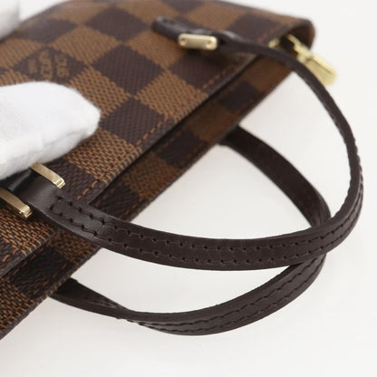Louis Vuitton Manosque Pochette Damier, BROWN, CANVAS, Clutche & pouche