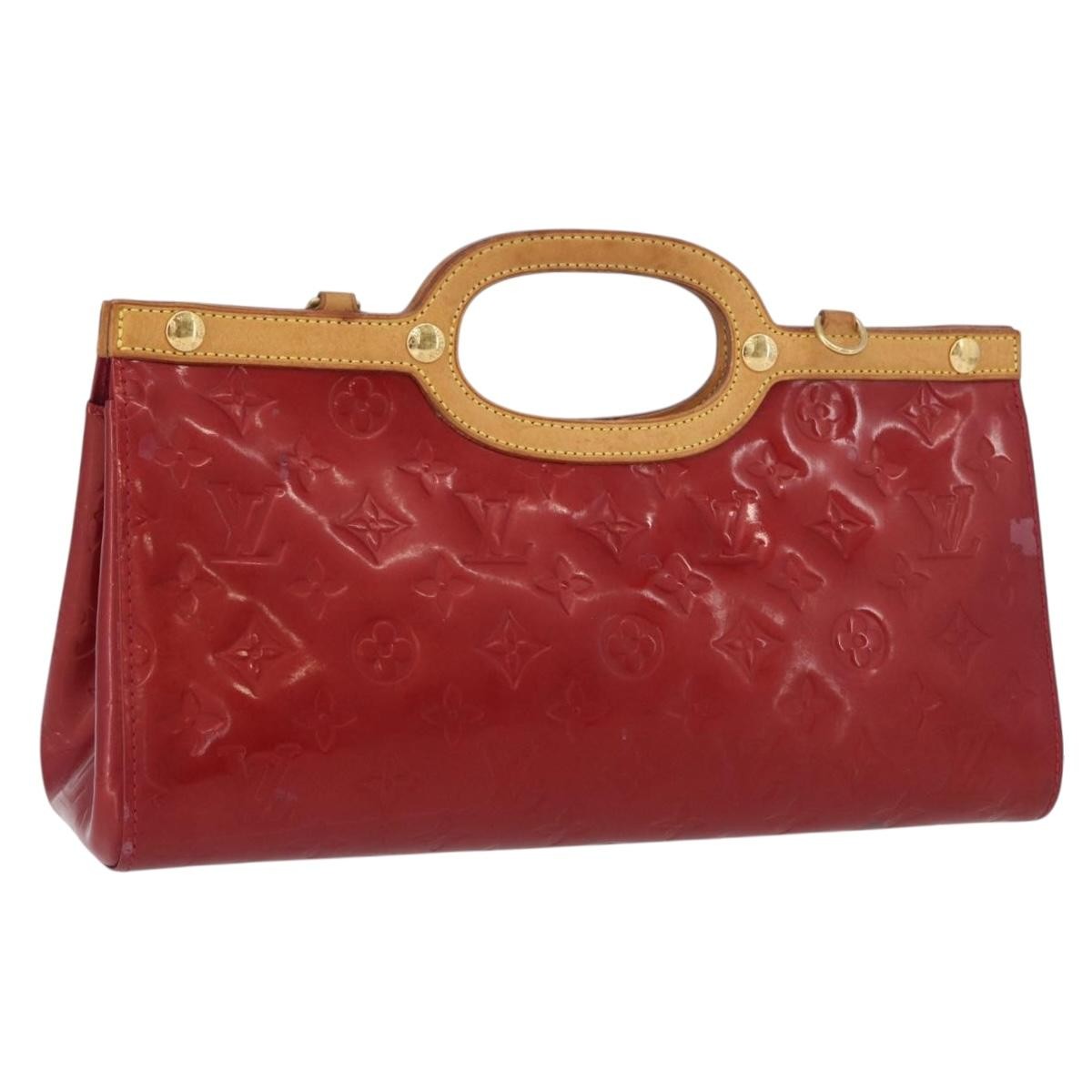 Louis Vuitton Roxbury Drive Handbag Monogram Vernis, RED, PATENT_LEATHER, Handbag
