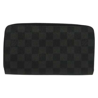 Louis Vuitton Zippy Organizer Limited Edition Damier Graphite, BLACK, CANVAS, Wallets