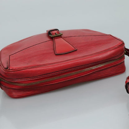 Louis Vuitton Jeune Fille Handbag Epi Leather, RED, LEATHER, Shoulder bag