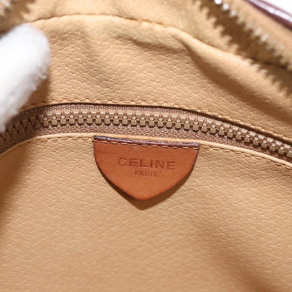 Celine Macadam Shoulder Bag Canvas, BROWN, CANVAS, Shoulder bag