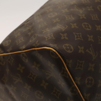 Louis Vuitton Keepall Bag Monogram Canvas, BROWN, CANVAS, Travel bag