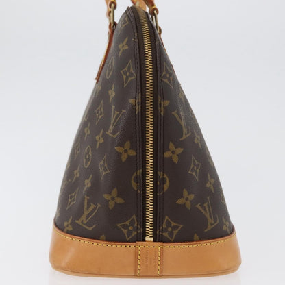 Louis Vuitton Alma Handbag Monogram Canvas, BROWN, CANVAS, Handbag