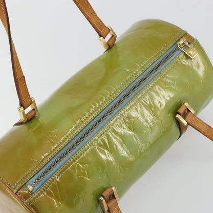 Louis Vuitton Bedford Handbag Monogram Vernis, Green, Patent Leather, Handbag