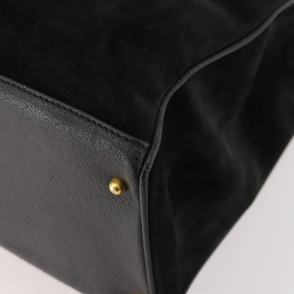 Gucci Bamboo tote bag Suede, Black, Suede, Tote Bag