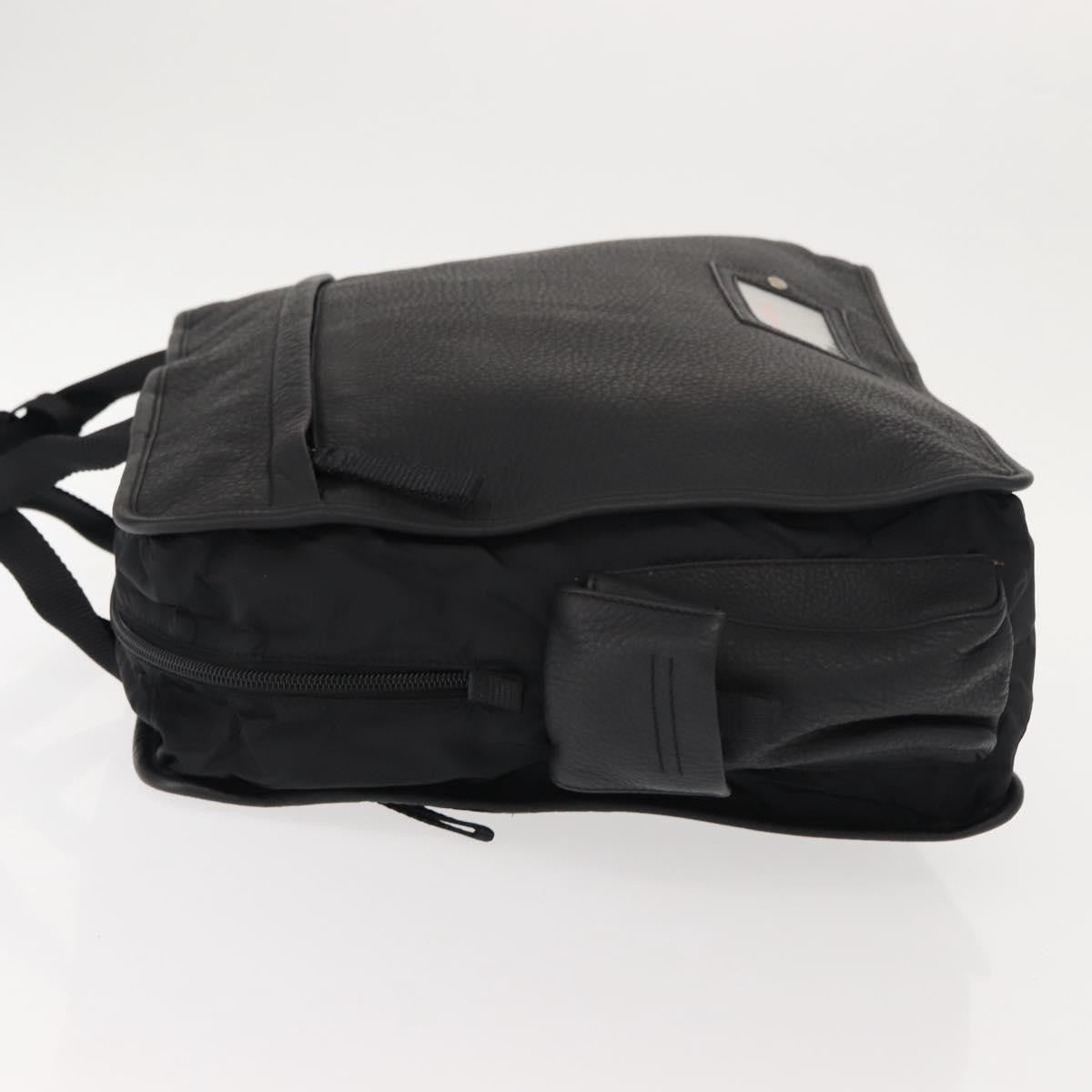 Prada Sport Briefcase Nylon and Leather, BLACK, NYLON, Briefcase