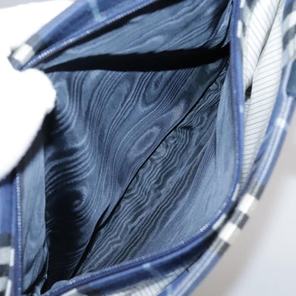 Burberry Nova Check Tote canvas check pattern, BLUE, CANVAS, Tote bag