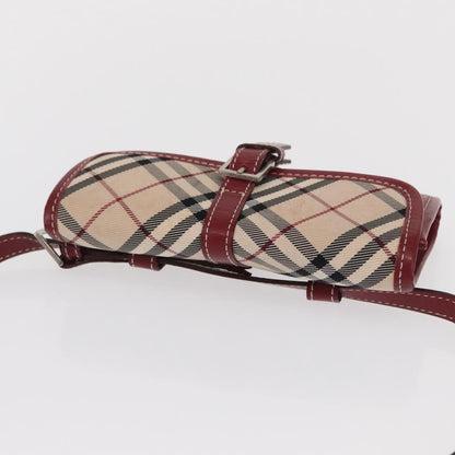 Burberry Waist Bag Vintage Check Canvas, BEIGE, CANVAS, Clutche & pouche