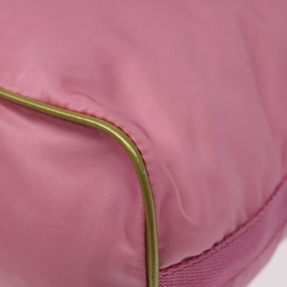Prada Drawstring Bucket Bag Tessuto, PINK, NYLON, Handbag
