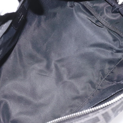 Fendi Toiletry Pouch Zucca Canvas, BLACK, CANVAS, Clutche & pouche