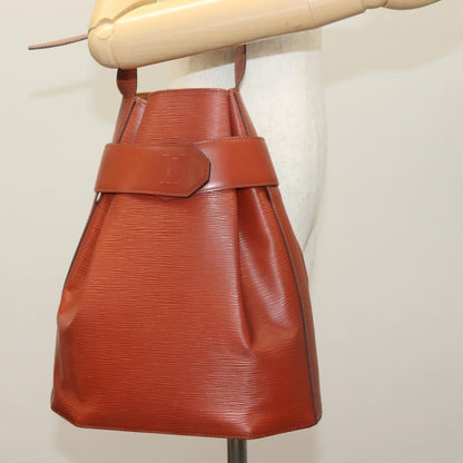 Louis Vuitton Vintage Sac d'Epaule Handbag Epi Leather, BROWN, LEATHER, Handbag