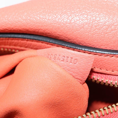 Chloe Dilan Tote Leather, PINK, LEATHER, Tote bag