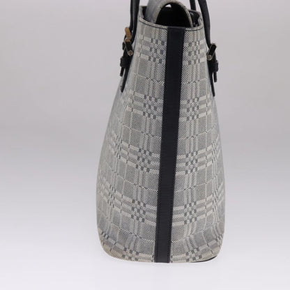 Burberry Nova Check Tote Canvas and Leather, GRAY, CANVAS, Tote bag