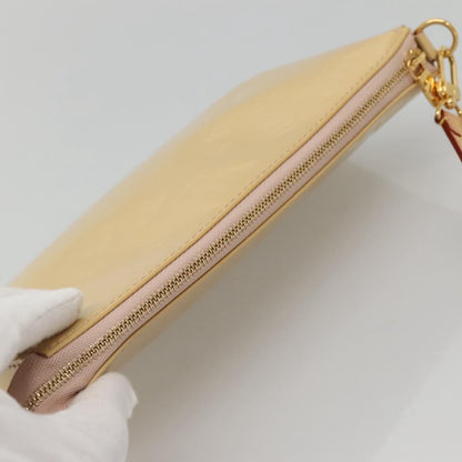 Louis Vuitton Pochette Accessoires NM Monogram Vernis, BEIGE, PATENT_LEATHER, Clutche & pouche