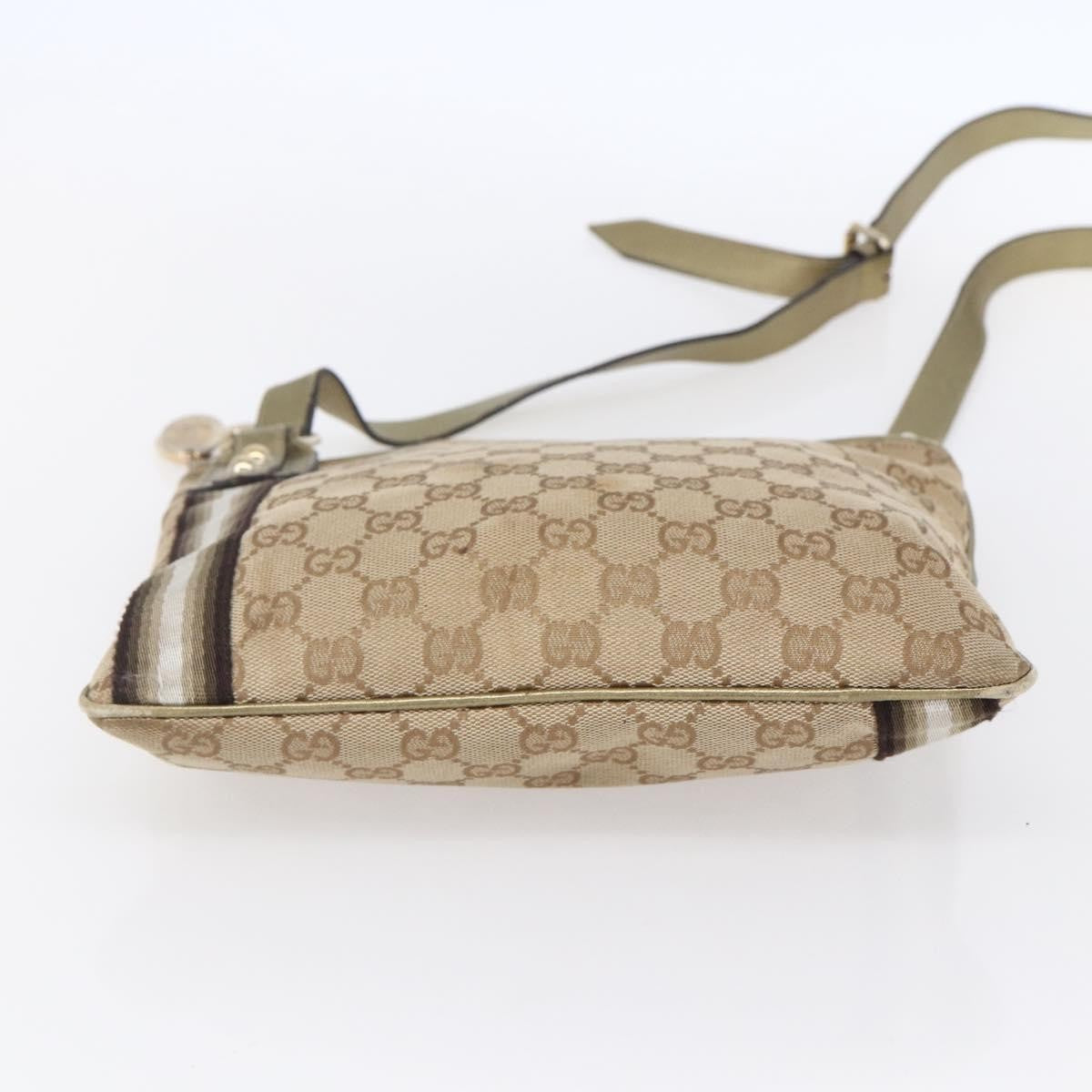 Gucci Jolicoeur Messenger Bag GG Canvas, BEIGE, CANVAS, Shoulder bag