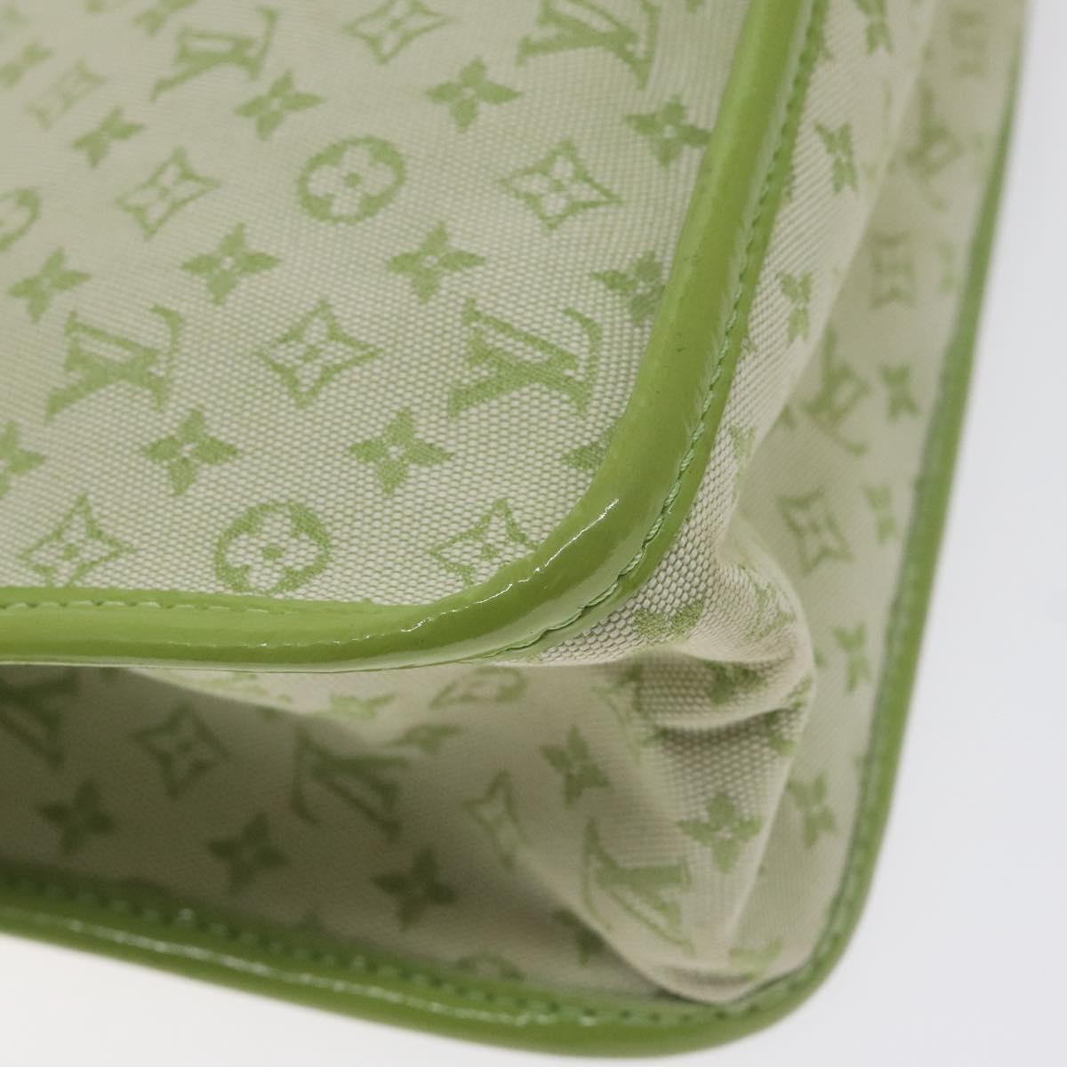 Louis Vuitton Kathleen Tote Mini Lin, GREEN, CANVAS, Handbag