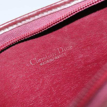Christian Dior Vintage Trotter Shoulder Bag Canvas, RED, CANVAS, Shoulder bag