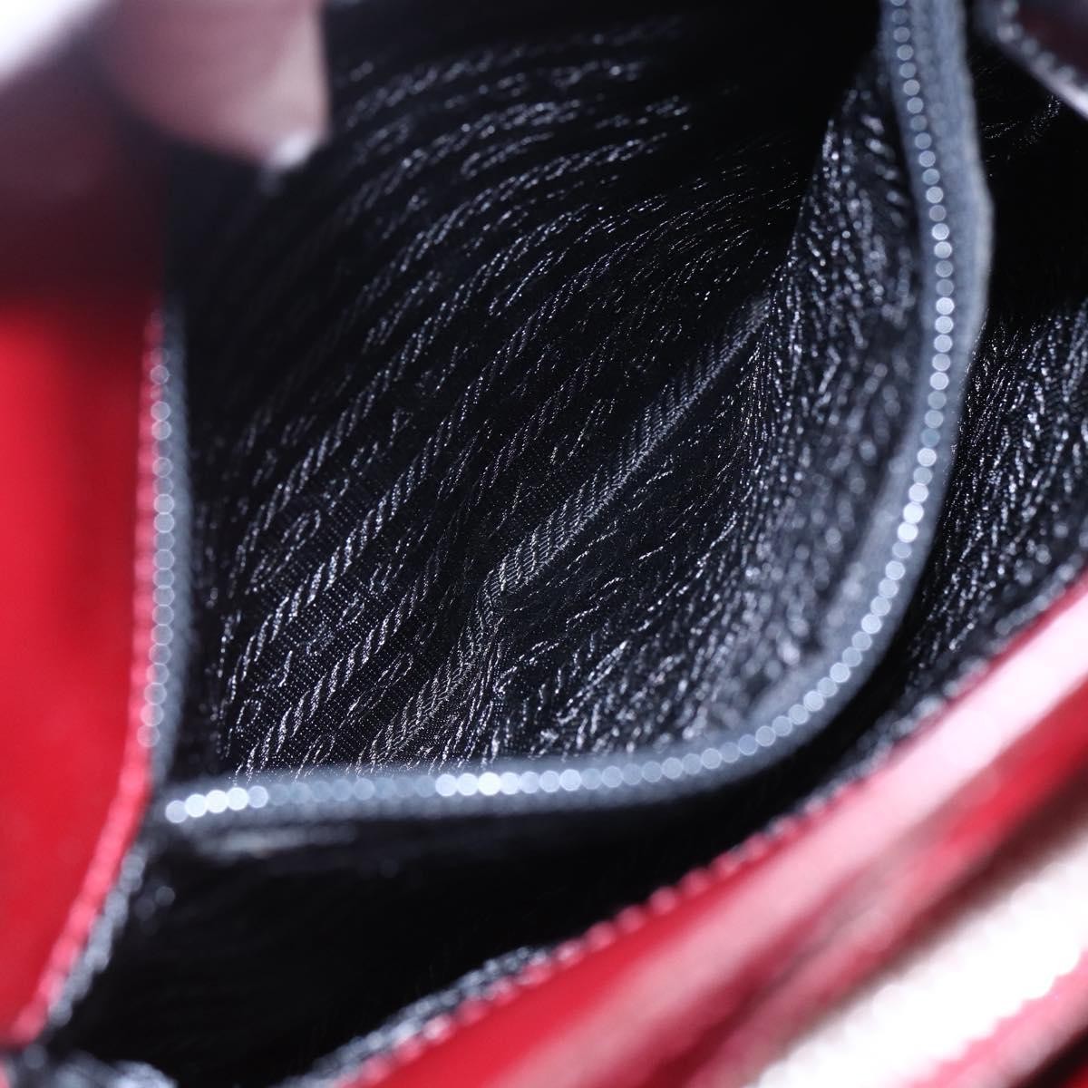 Prada Zip Shopping Tote Leather, RED, OTHER, Tote bag