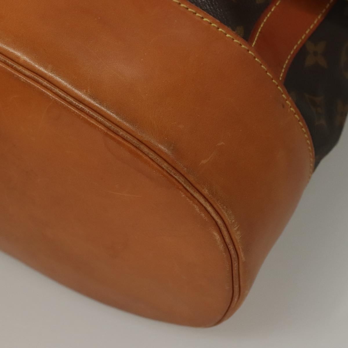 Louis Vuitton Randonnee Backpack Monogram Canvas, BROWN, CANVAS, Shoulder bag