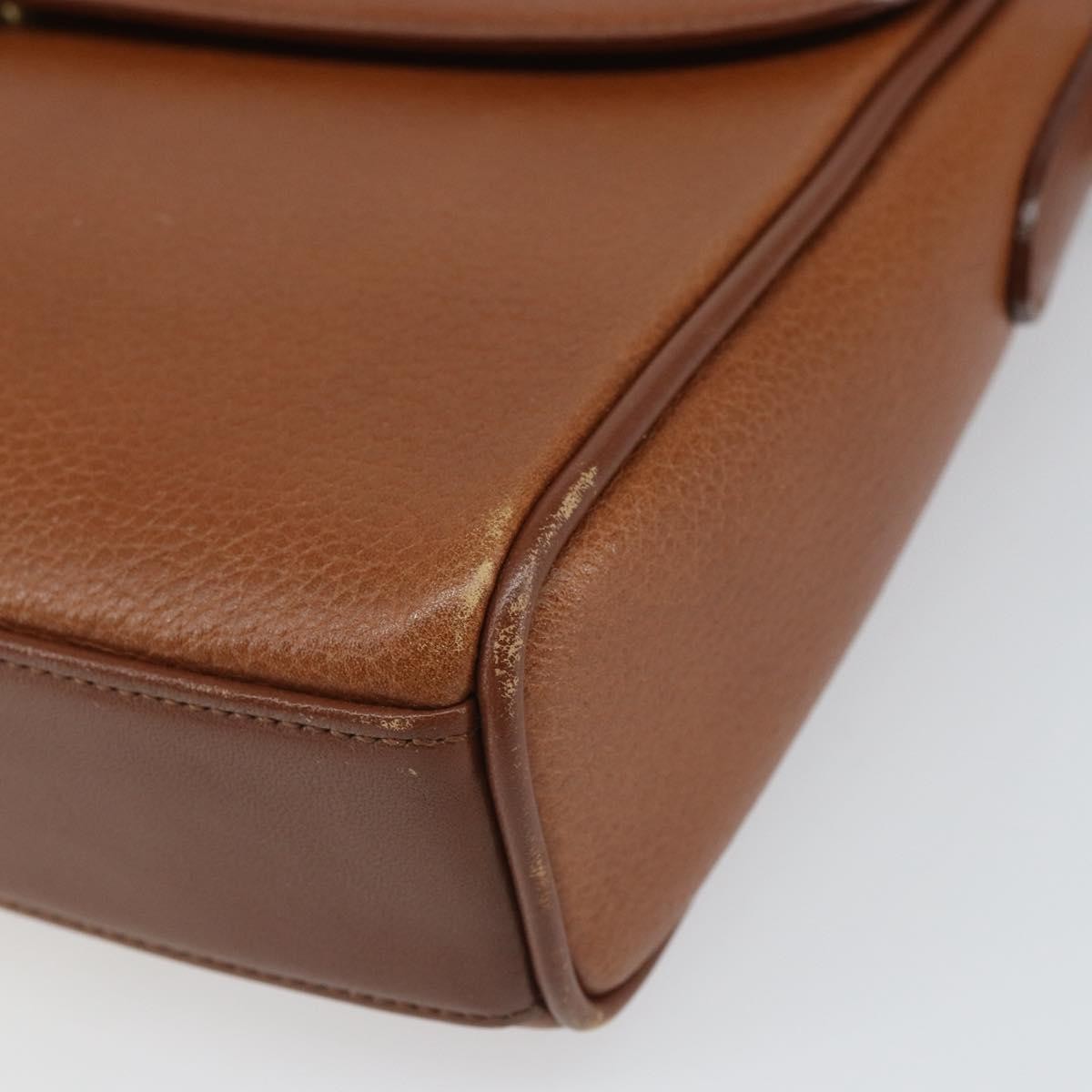Burberry Vintage Shoulder Bag Leather, BROWN, LEATHER, Shoulder bag