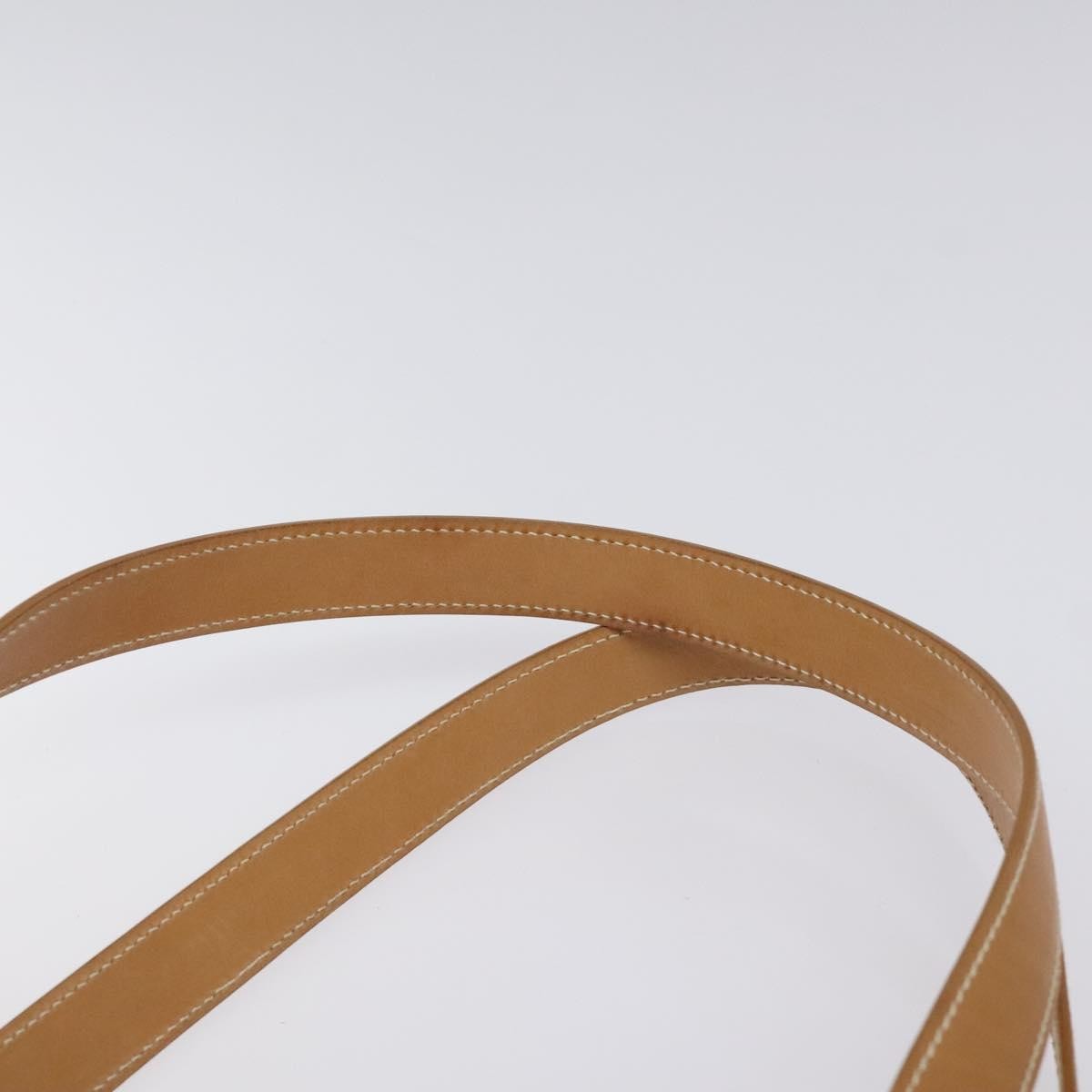 Salvatore Ferragamo Gancini Shoulder Bag Leather, BROWN, LEATHER, Shoulder bag