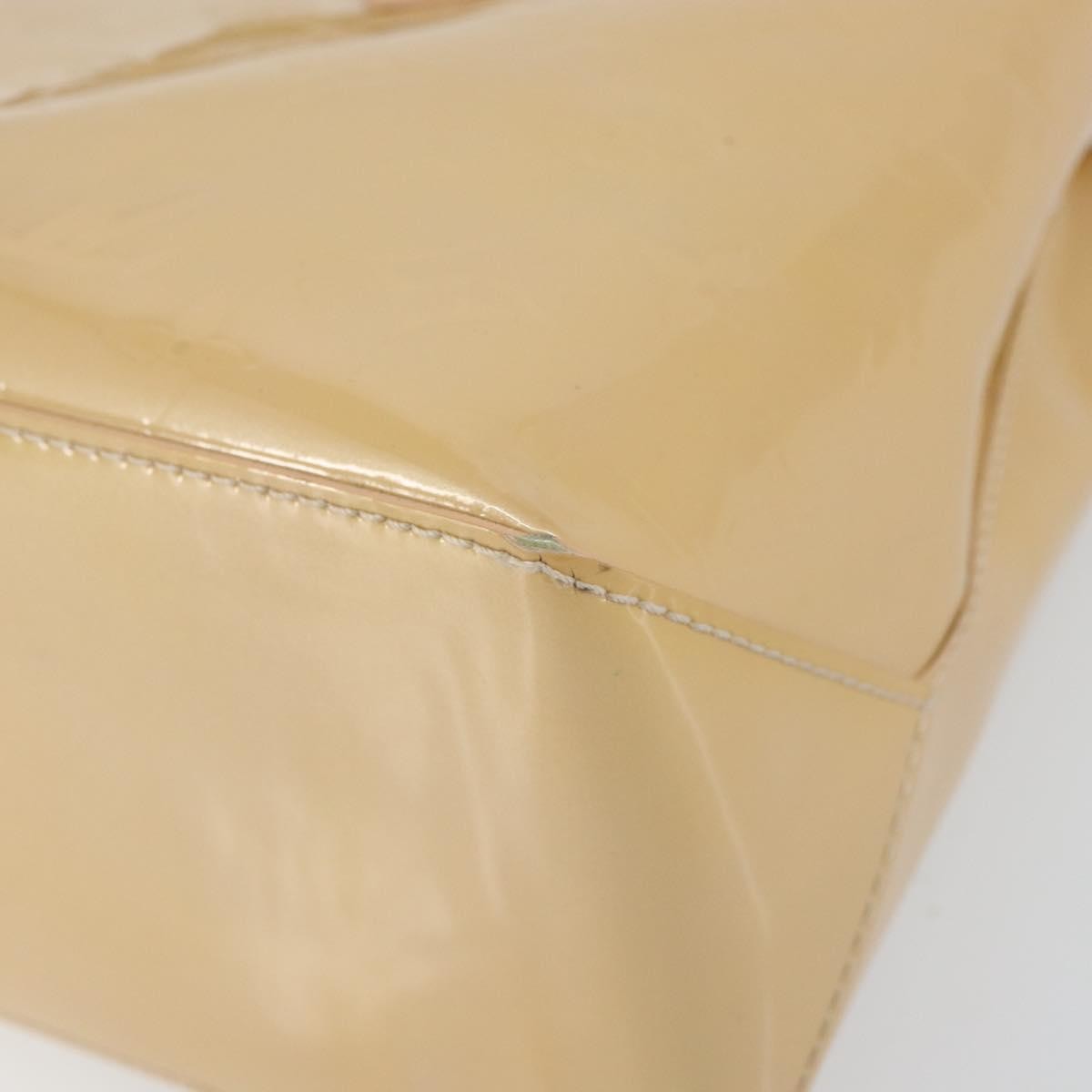 Louis Vuitton Wilshire Handbag Monogram Vernis, BEIGE, PATENT_LEATHER, Tote bag