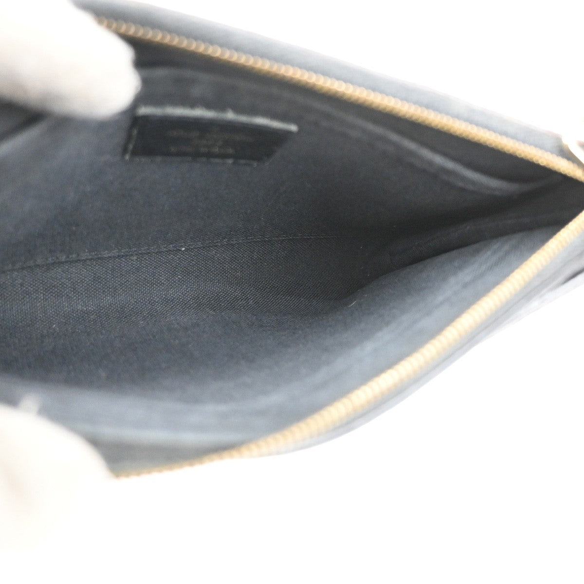 Louis Vuitton Pallas Clutch Monogram Canvas with Leather, BROWN, CANVAS, Clutche & pouche