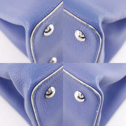 Louis Vuitton Capucines Bag Leather, BLUE, LEATHER, Handbag