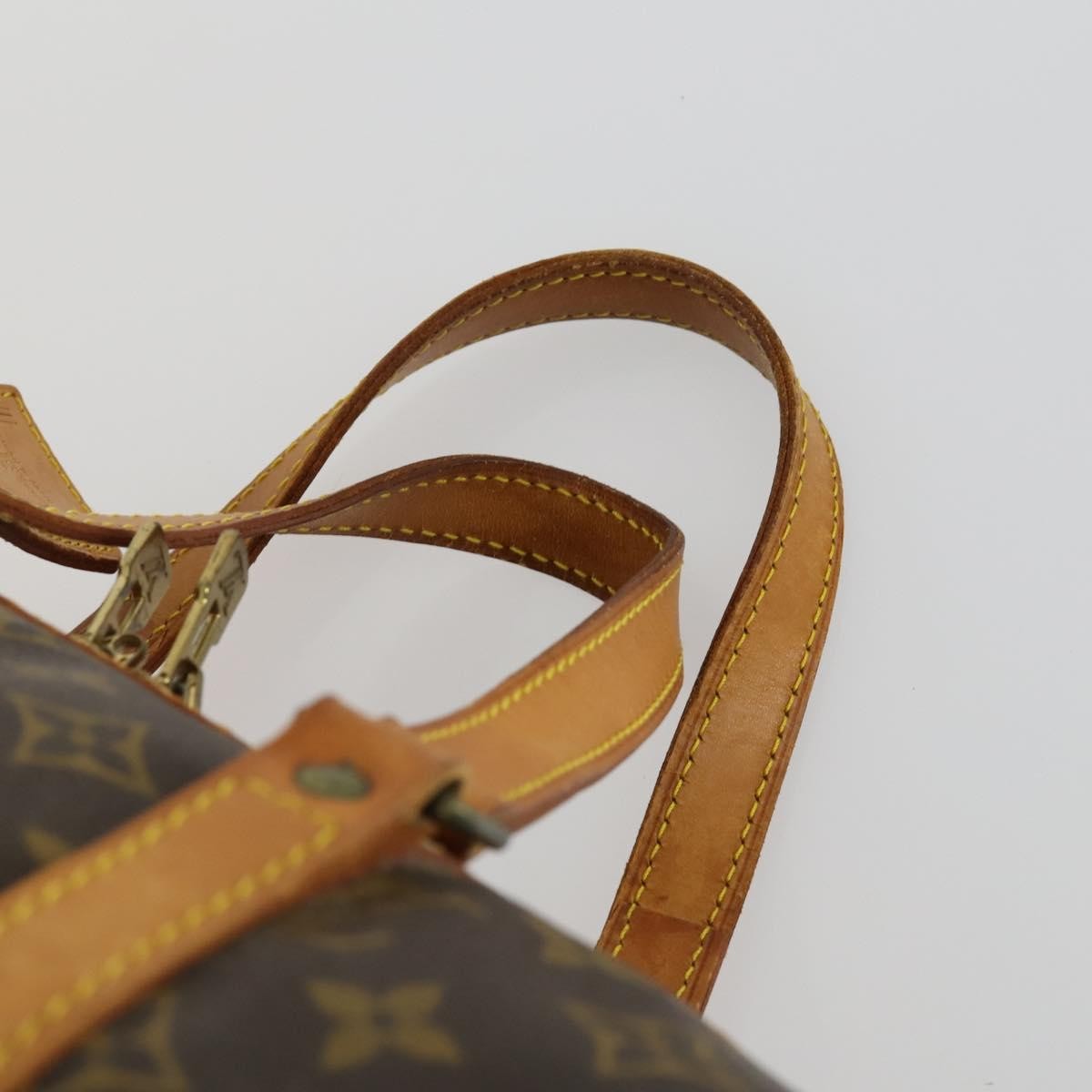 Louis Vuitton Sac Souple Handbag Monogram Canvas, BROWN, CANVAS, Travel bag
